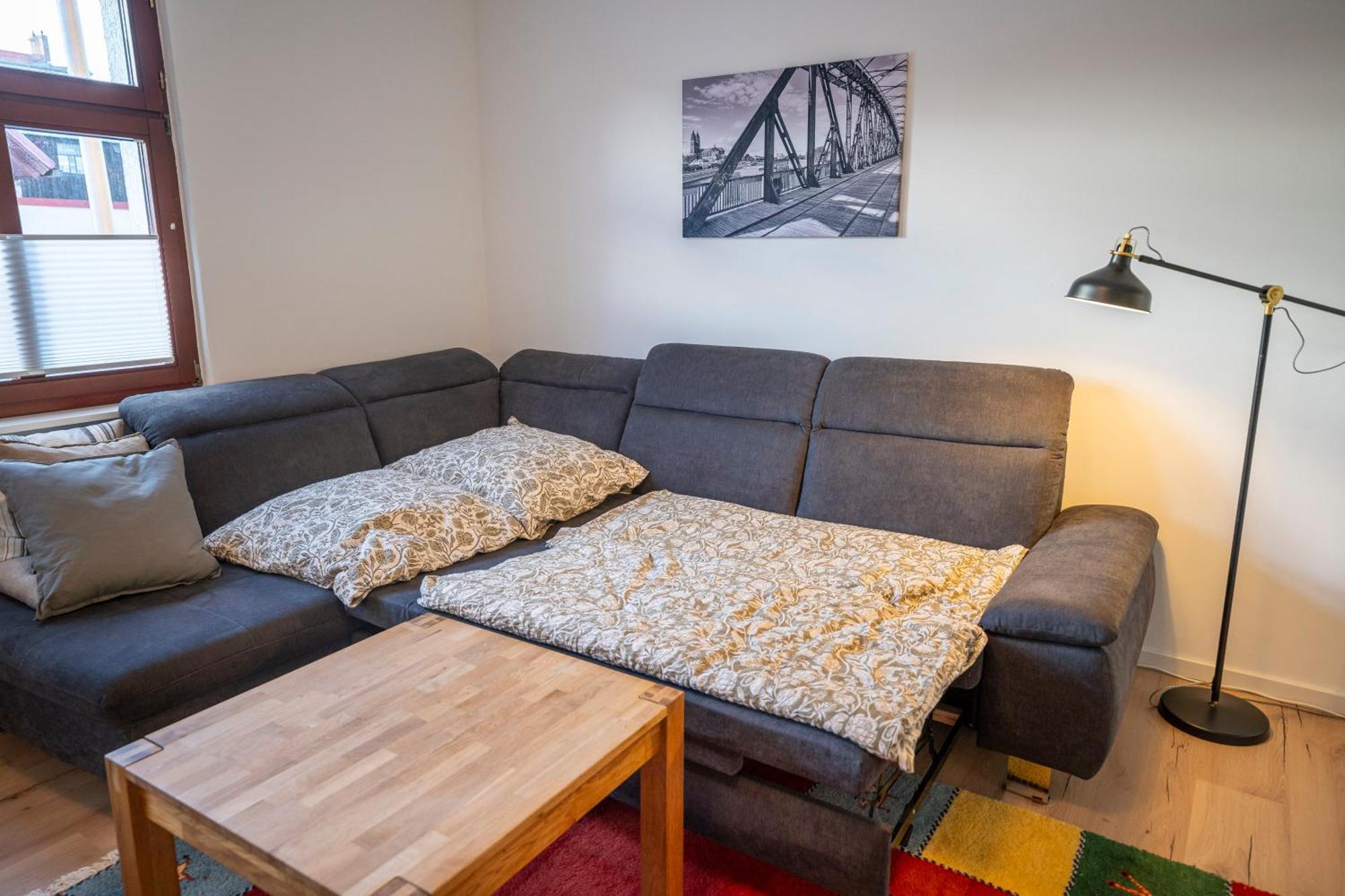 Haus Unterm Mammutbaum - Elberadweg Apartment Магдебург Екстериор снимка